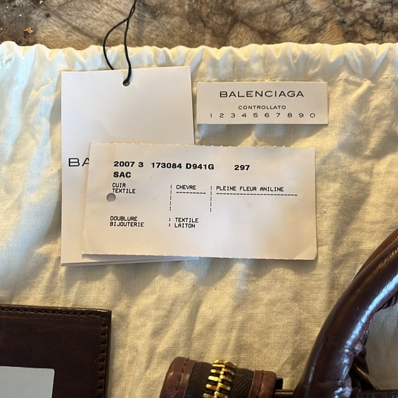 2007 Balenciaga motorcycle bag - Picture 2 of 7